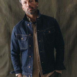The Long Haul Jacket in Rinsed Organic Selvedge