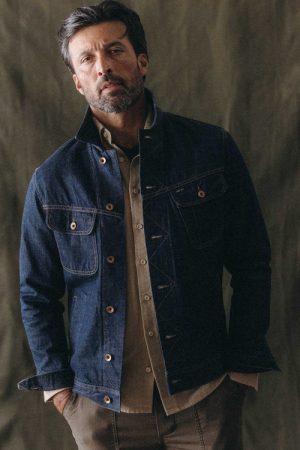 The Long Haul Jacket in Rinsed Organic Selvedge