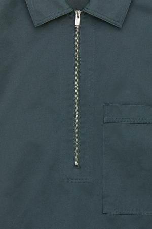 Relaxed Pop-Over Shirt