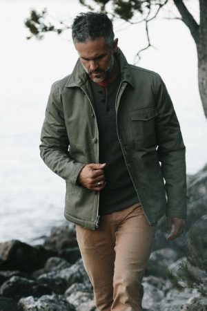 The Lined Watts Jacket in Olive