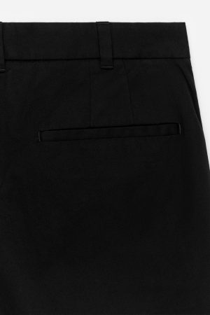 Loose Fit Cotton Trousers
