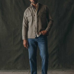 The Shop Shirt in Stone Chipped Canvas