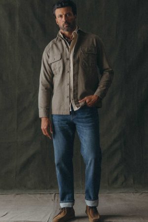 The Shop Shirt in Stone Chipped Canvas