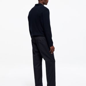 Relaxed Cotton Twill Trousers
