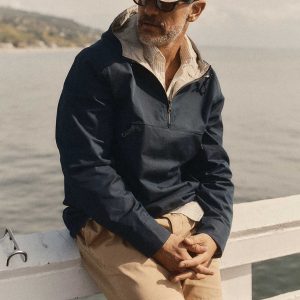 The Squall Anorak in Navy Twill