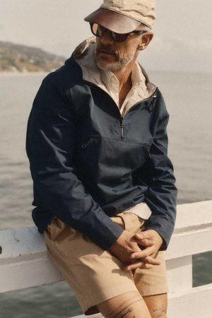 The Squall Anorak in Navy Twill