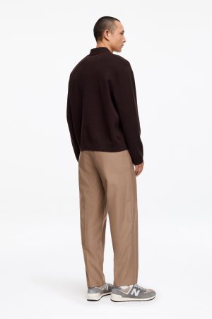 Wool Blend Trousers