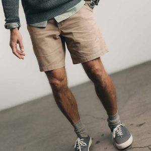The Foundation Short in Organic Khaki