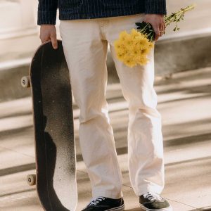 The Painter Pant in Seeded Natural Chipped Canvas