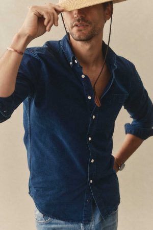 The Jack in Rinsed Indigo Oxford