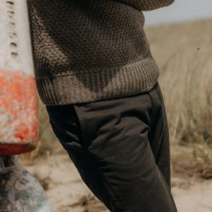 The Slim Foundation Pant in Organic Faded Black