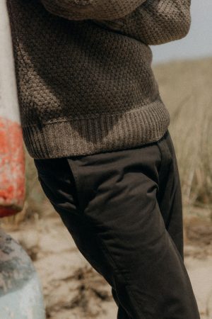 The Slim Foundation Pant in Organic Faded Black