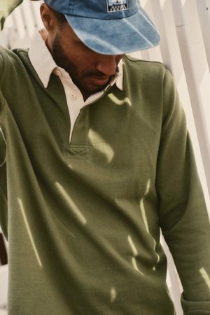 The Rugby Shirt in Burnt Olive