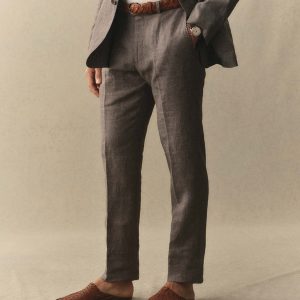 The Stevens Trouser in Morel Micro Check