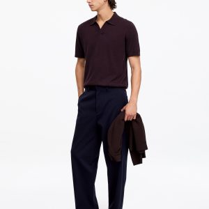 Cotton Linen Polo Shirt