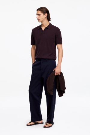 Cotton Linen Polo Shirt