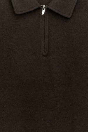 Double-Knit Half-Zip Jumper