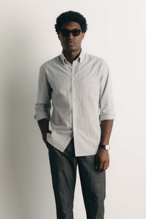 The Jack in Navy Stripe Seersucker