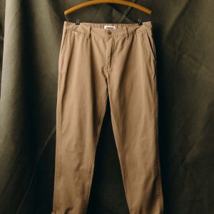 The Slim Foundation Pant in Organic Khaki