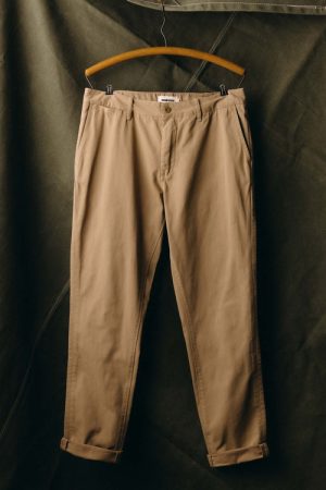 The Slim Foundation Pant in Organic Khaki