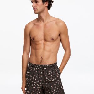 Allover-Printed Swim Shorts