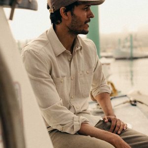 The Foundry Shirt in Natural Chambray