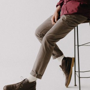 The Slim Foundation Pant in Organic Espresso