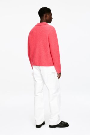 Alpaca Wool Blend Polo Shirt