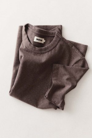 The Organic Cotton Shop Tee in Plum Twist
