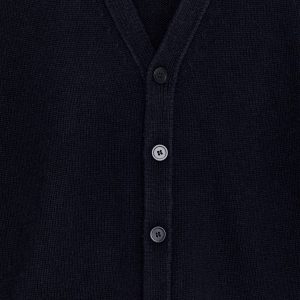 V-Neck Wool Cardigan
