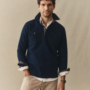 The Canal Popover in Rinsed Indigo
