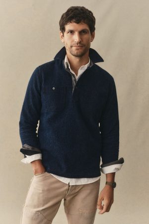 The Canal Popover in Rinsed Indigo