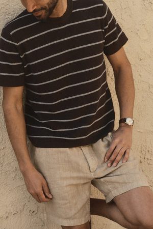 The Apres Short in Field Khaki Hemp