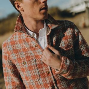 The Cutter Overshirt in Salmon Plaid