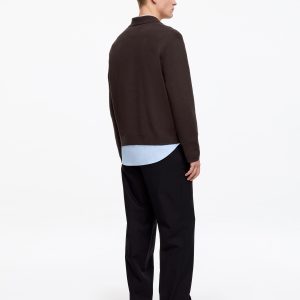 Cotton Silk Blend Polo Shirt