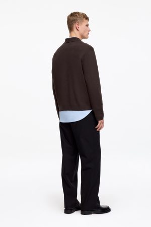 Cotton Silk Blend Polo Shirt
