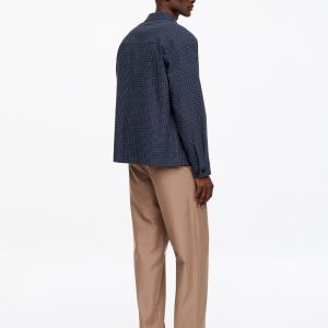 Relaxed Seersucker Shirt