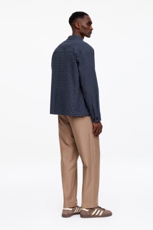 Relaxed Seersucker Shirt