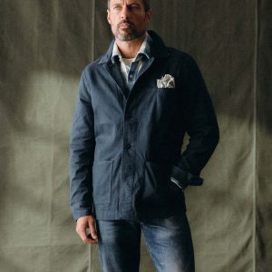 The Ojai Jacket in Organic Navy Foundation Twill