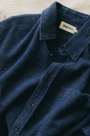 The Jack in Rinsed Indigo Waffle