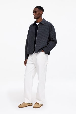 Cotton Blend Zip Jacket