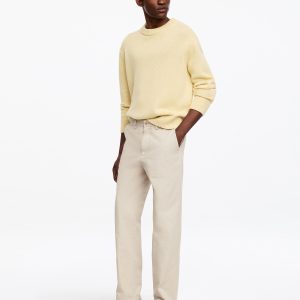Straight Cotton Chinos
