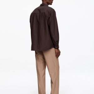 Oversized Lyocell Blend Shirt