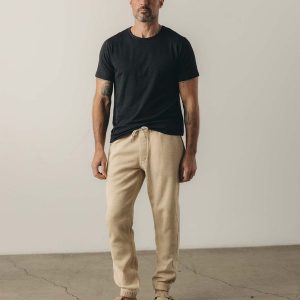 The Apres Pant in Natural Sashiko