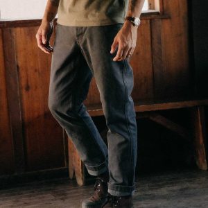 The Camp Pant in Coal Chipped Canvas