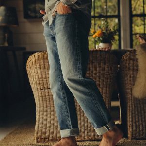 The Democratic Jean in Light Wash Organic Selvedge