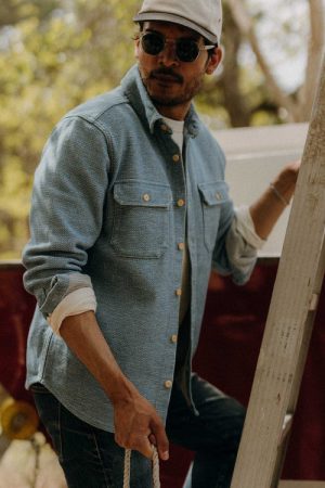 The Division Shirt in Washed Indigo