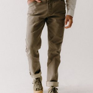 The Camp Pant in Stone Chipped Canvas